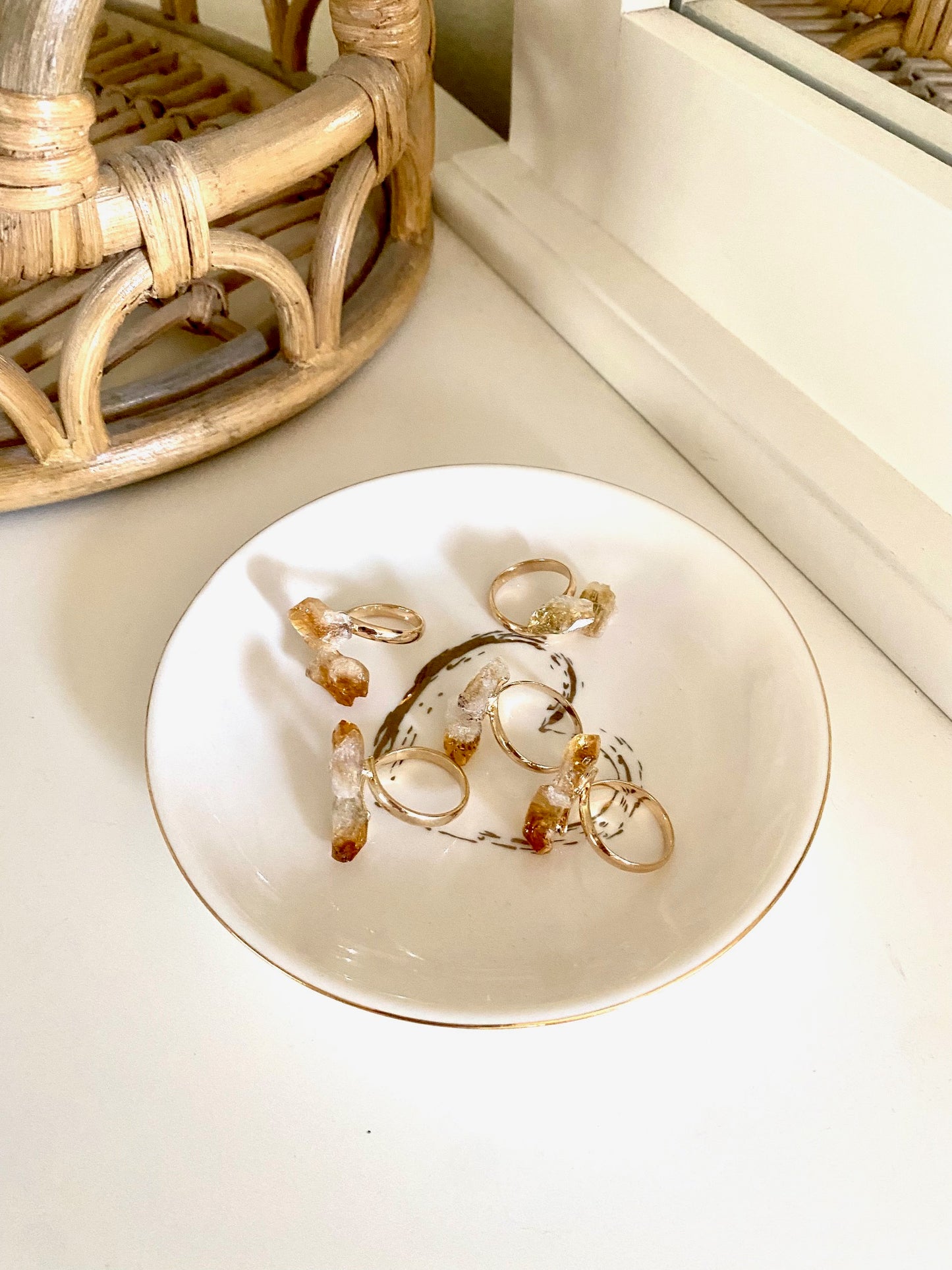 Citrine Adjustable Ring (Abundance, Prosperity, Manifestation)