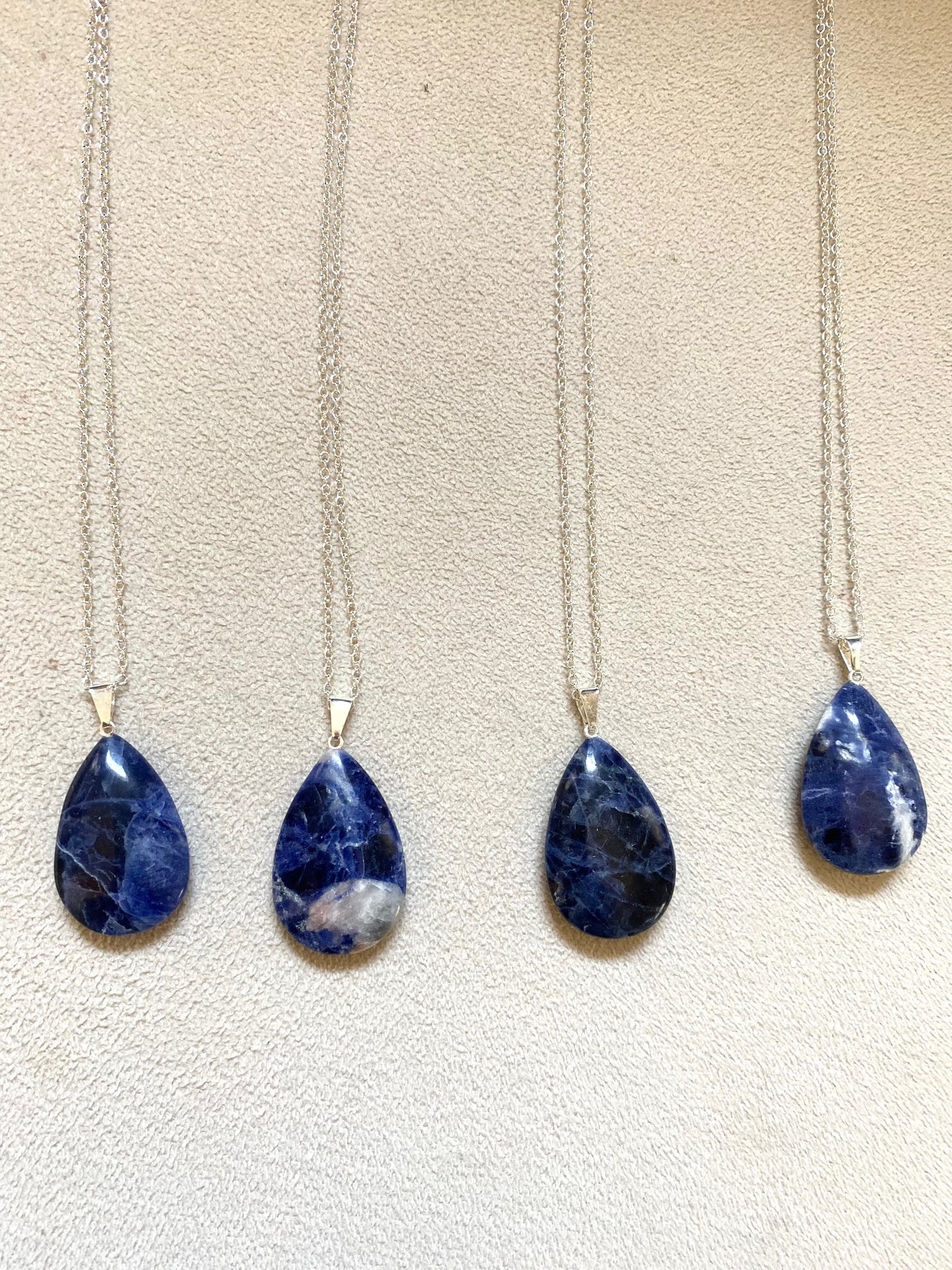 Sodalite Pendant Necklace (Amplify & Balance Energy, Clarity, Communication)
