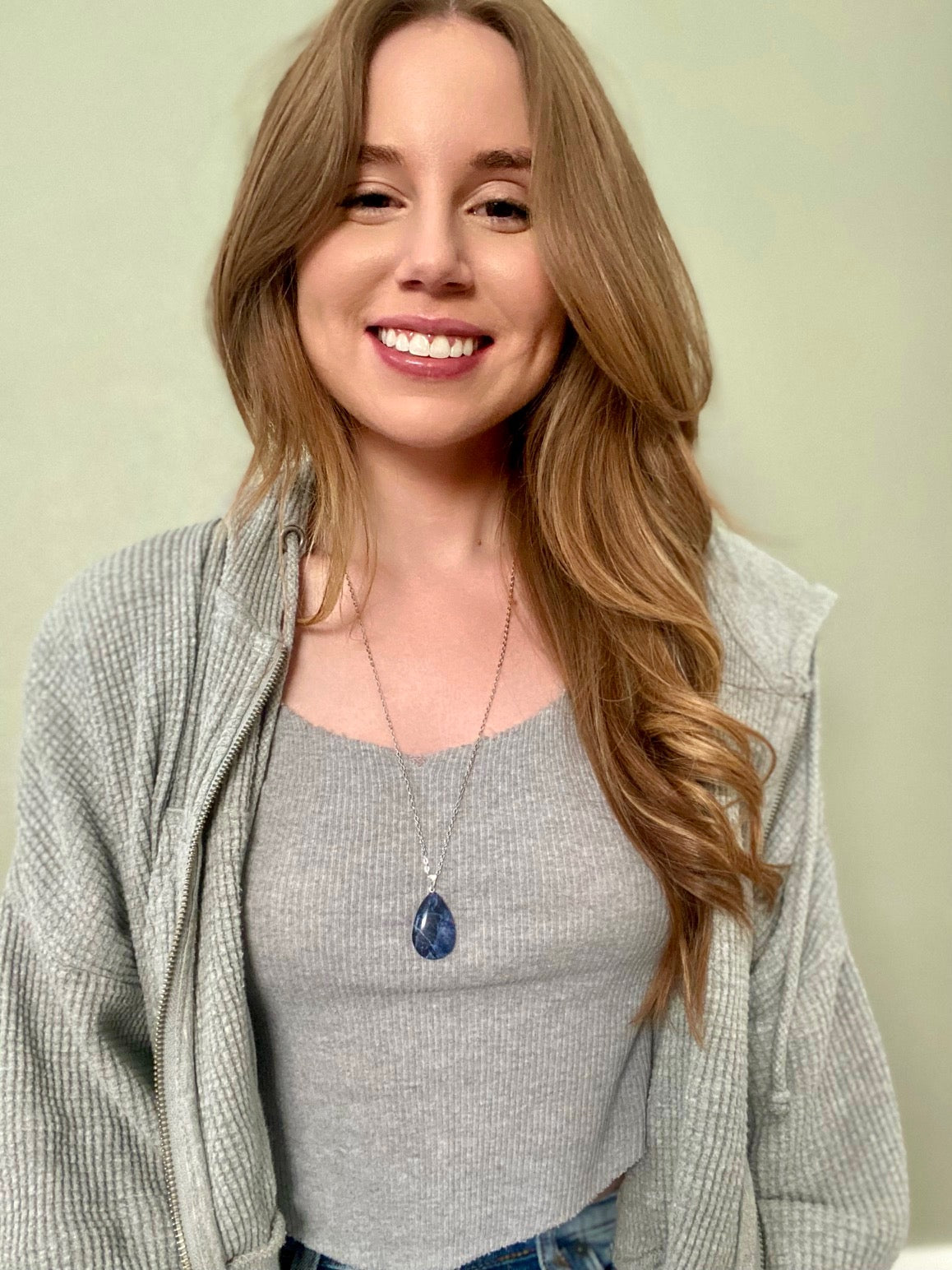 Sodalite Pendant Necklace (Amplify & Balance Energy, Clarity, Communication)