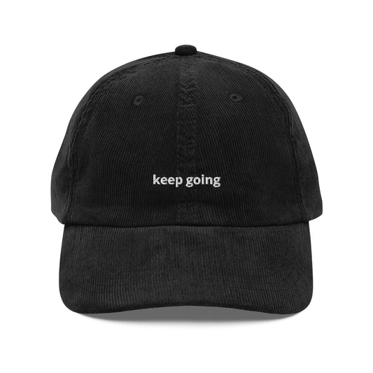 Keep Going - Vintage Corduroy Cap