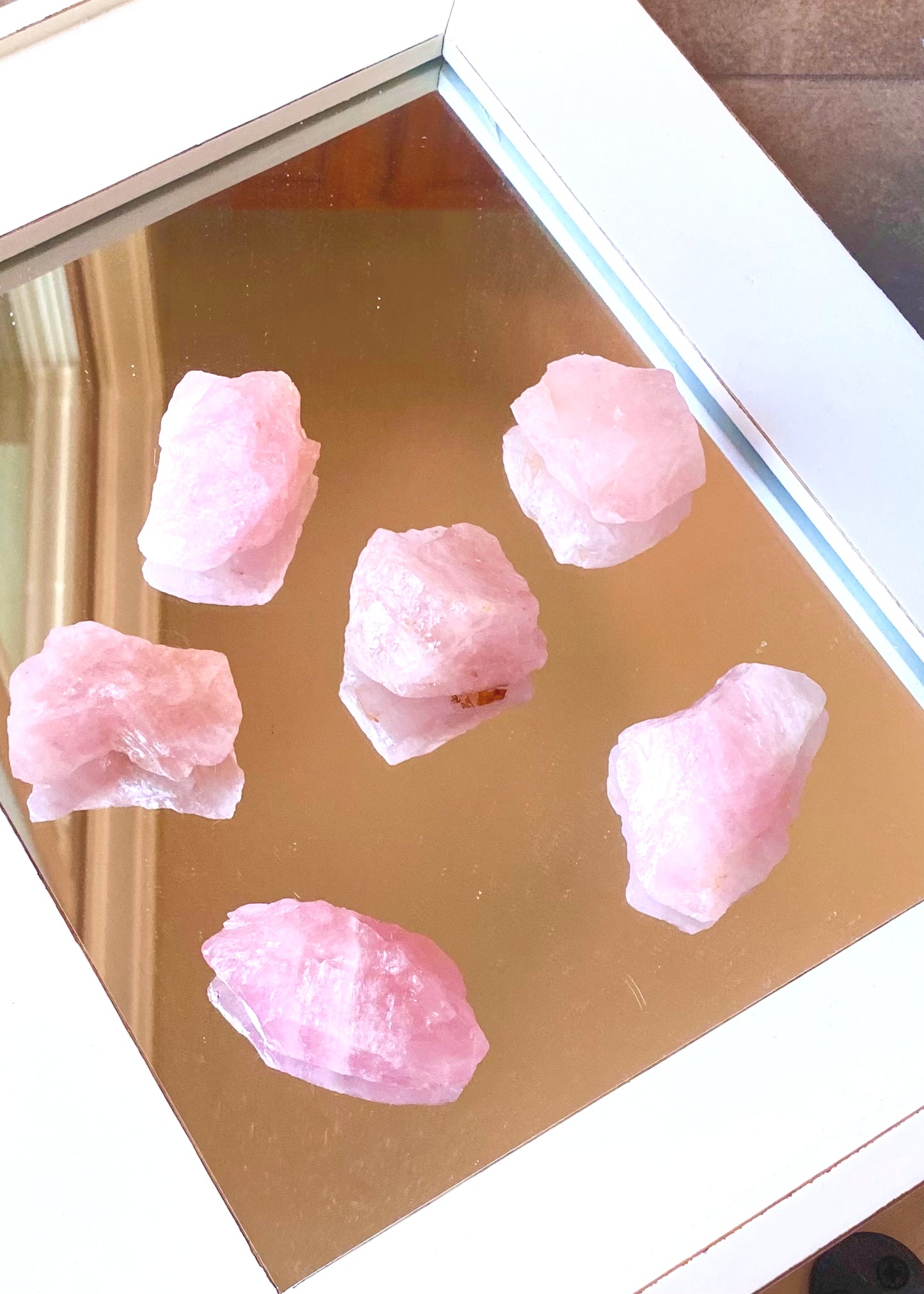 Rose Quartz (Self-love, Divine Feminine, Heart Centered)