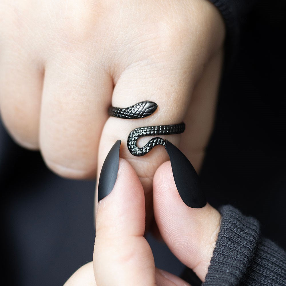 Serpent Adjustable Ring (Renewal, Transformation, Vitality)