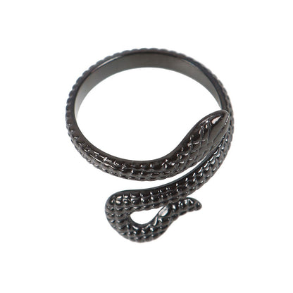 Serpent Adjustable Ring (Renewal, Transformation, Vitality)